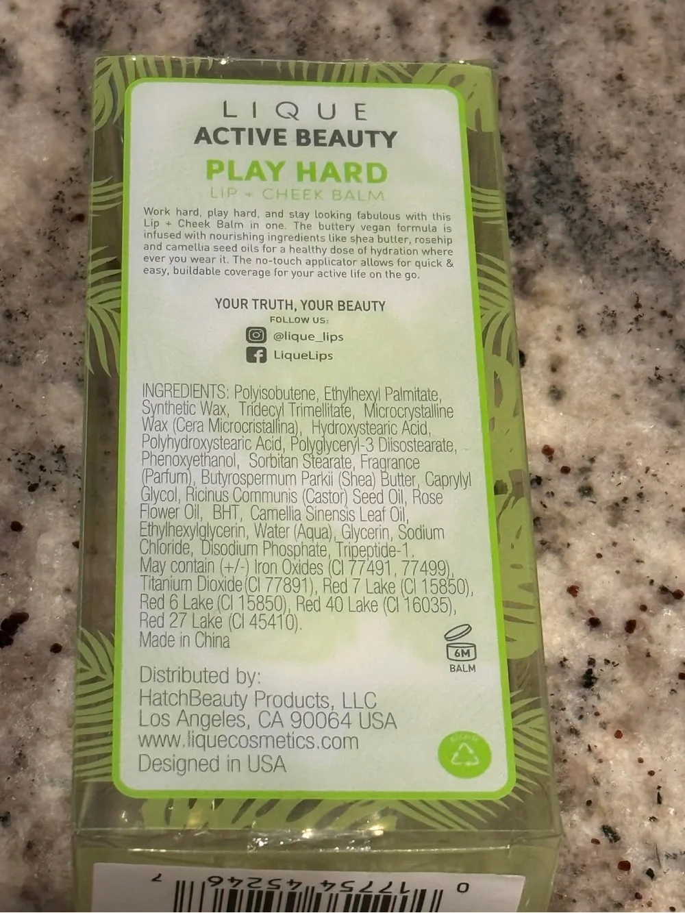 Active Beauty Play Hard Lip + Cheek Balm - Resilient (White Packaging)